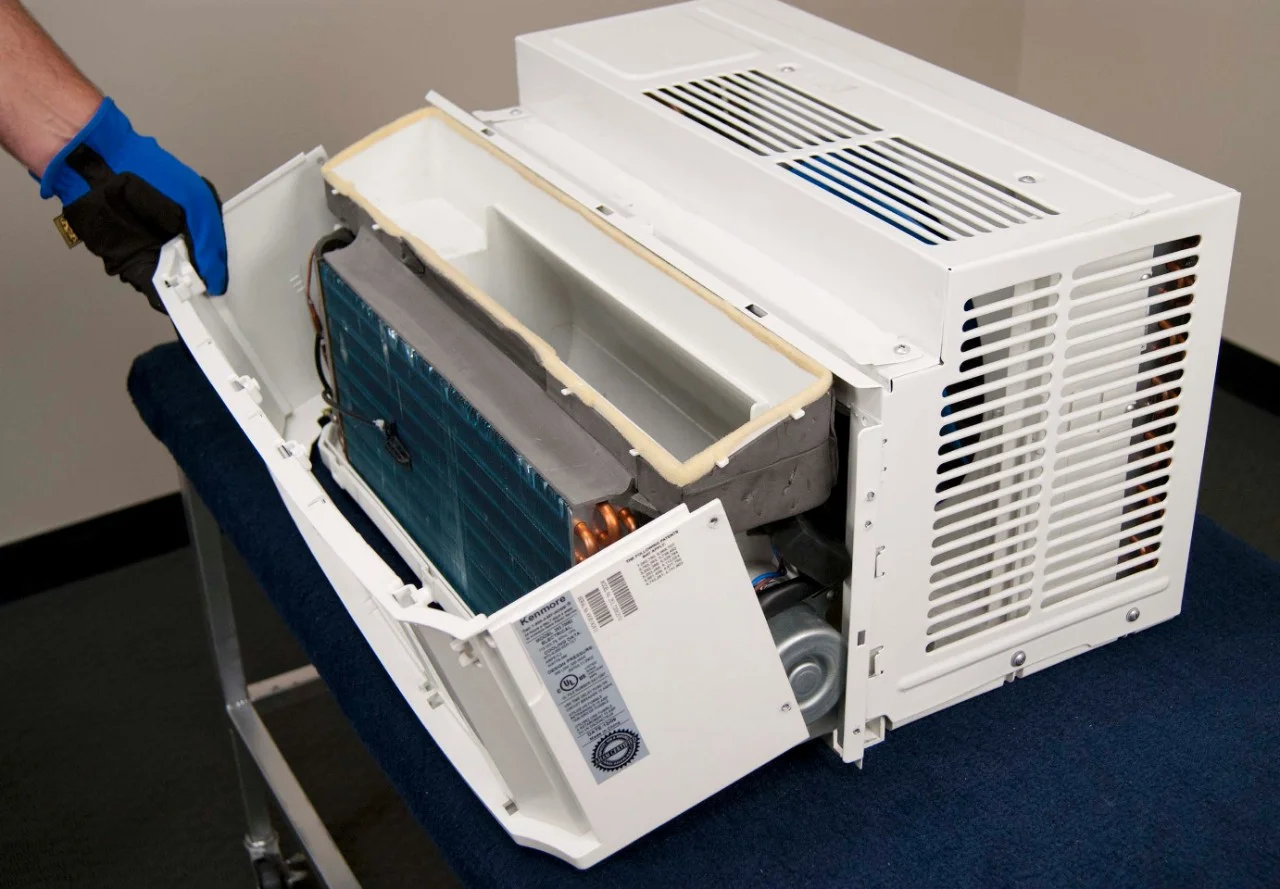 Window air conditioner maintenance